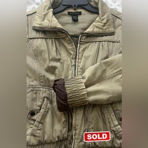 Olive Green Casual Jacket